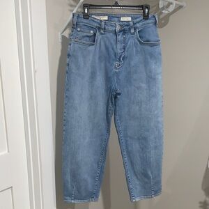 Pilcro and the Letterpress Sky Blue Wide Leg Jeans